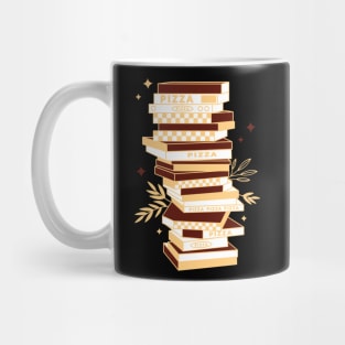 Stacked Pizza Boxes Mug